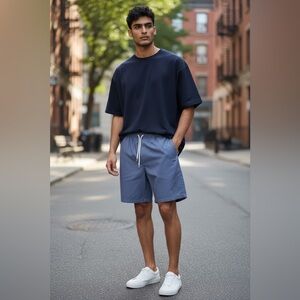 Create Unison Drawstring Shorts Size 2XL In Blue NWOT